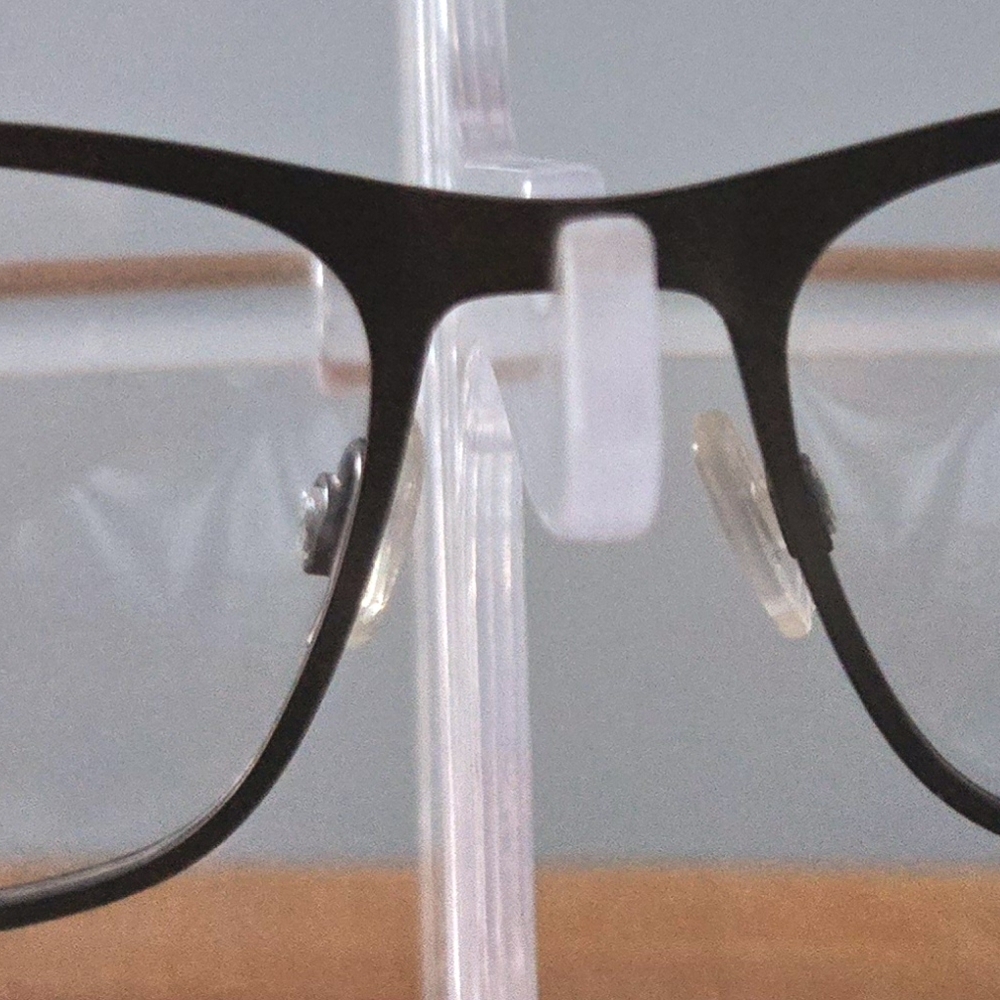 Modern Black Glasses With Rectangular Frame And C… - image 1